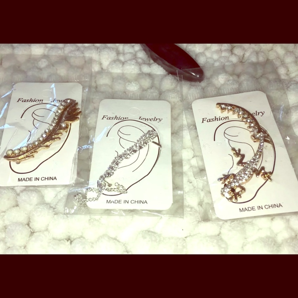 3x Fashion Full Earrings